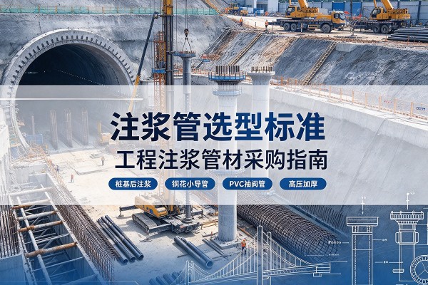 萨嘎注浆管选型标准