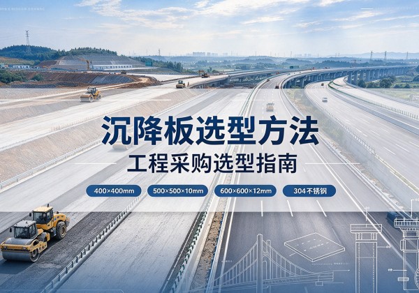 萨嘎沉降板选择方法