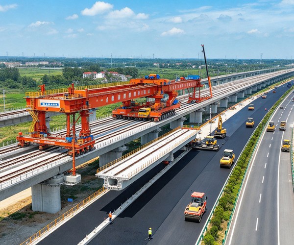 萨嘎公路建设